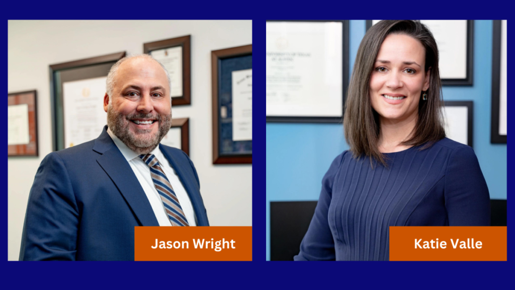Jason Wright and Katie Valle Chosen for “Top Attorneys in Family Law”